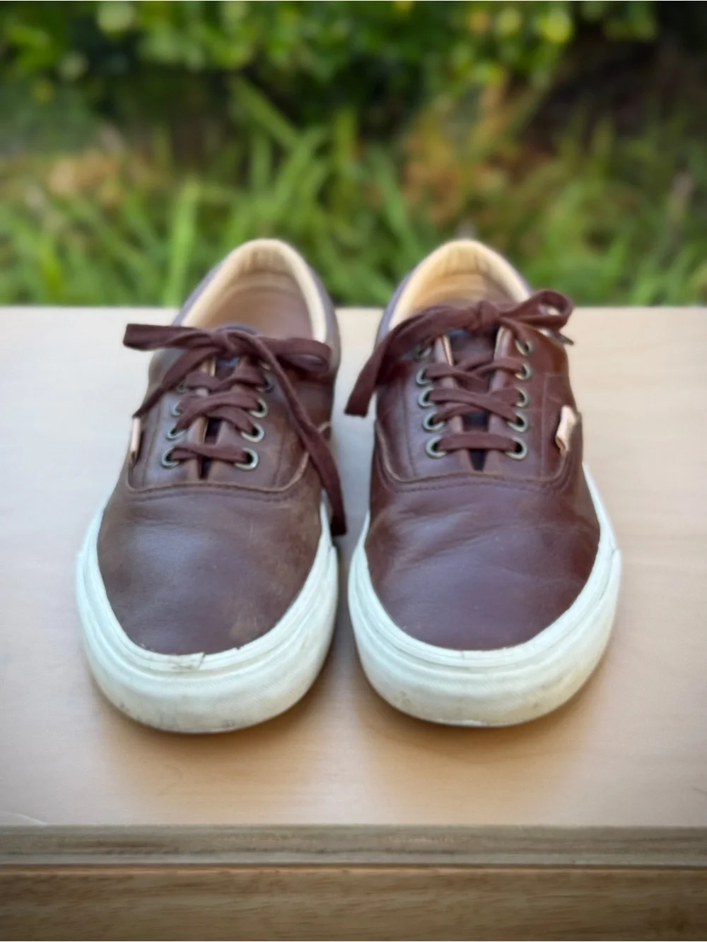 Vans Era Lux Leather Brown Low-Top Sneakers Men’s 7.5 Women’s 9 Unisex Skater